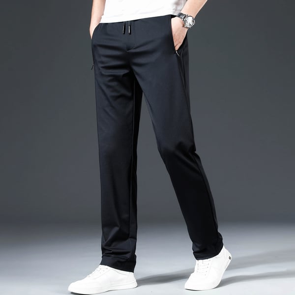 Pantalon athleisure pour homme à coupe élastique, élégant, confortable et moderne, idéal pour le quotidien et le sport
