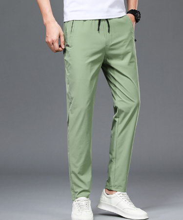 Pantalon athleisure pour homme à coupe élastique, élégant, confortable et moderne, idéal pour le quotidien et le sport