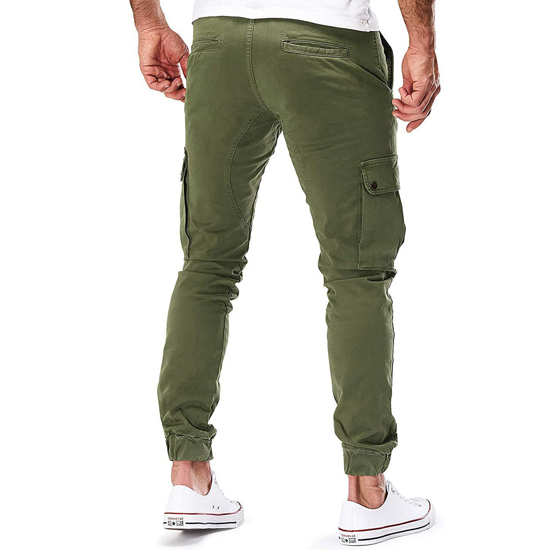 Pantalon cargo d'extérieur robuste avec plusieurs poches pour homme
