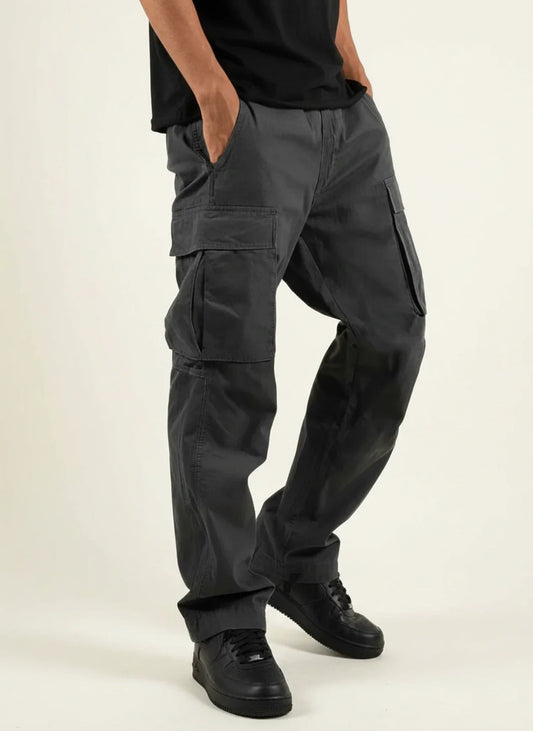 Pantalon cargo homme coupe décontractée