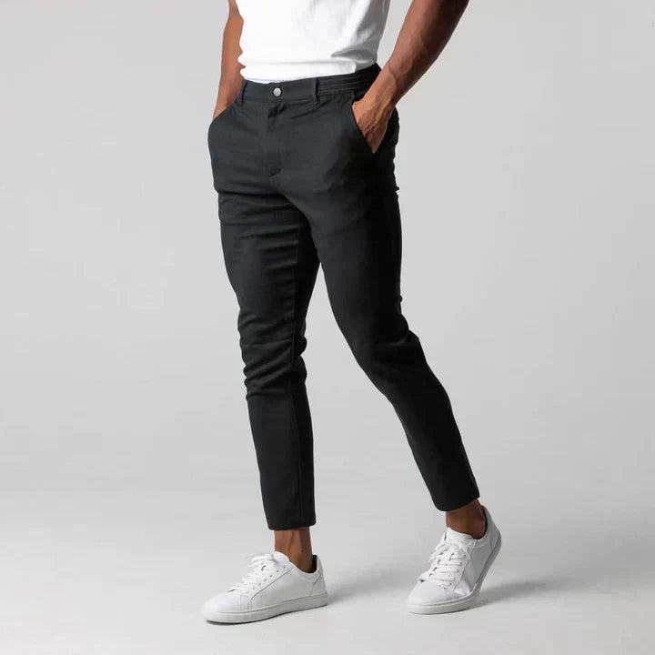 Pantalon chino coupe ajustée pour homme