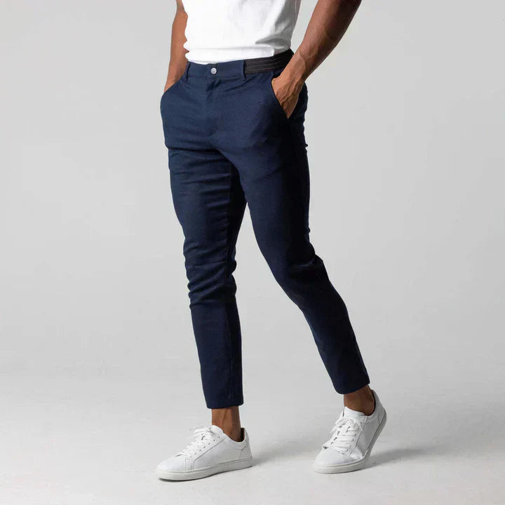 Pantalon chino coupe ajustée pour homme