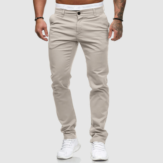 Pantalon chino coupe slim pour homme