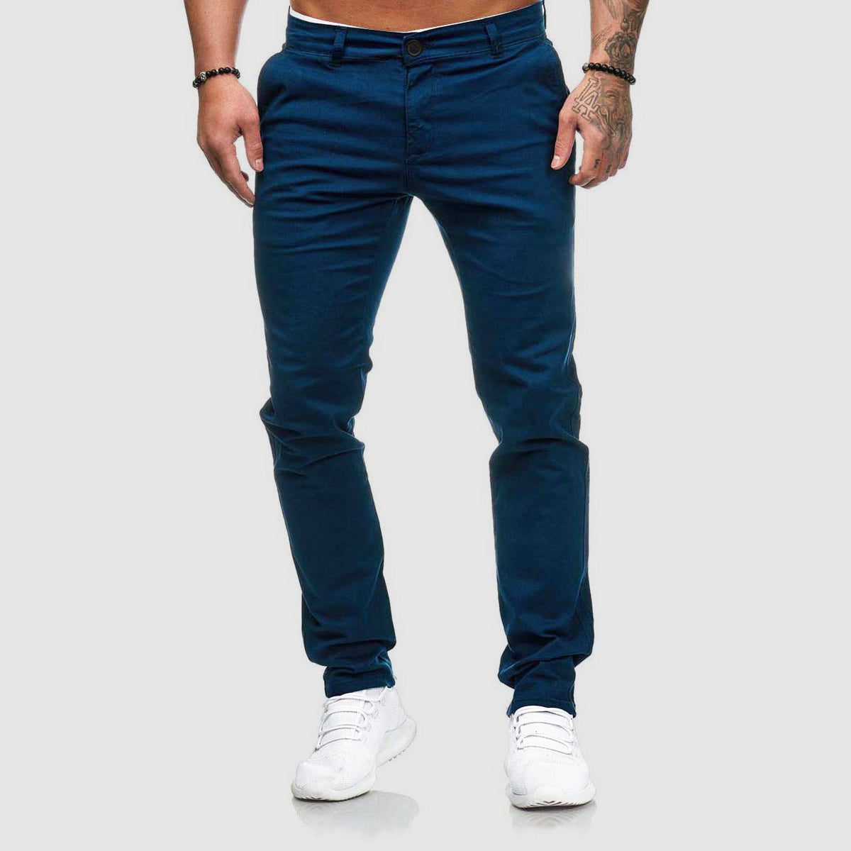 Pantalon chino coupe slim pour homme