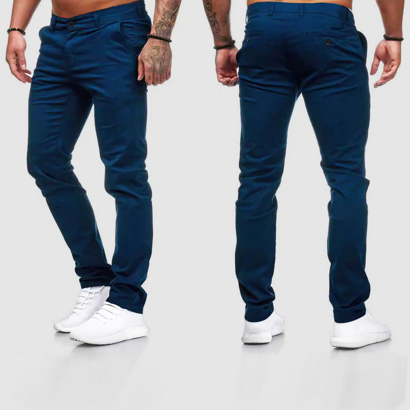 Pantalon chino coupe slim pour homme