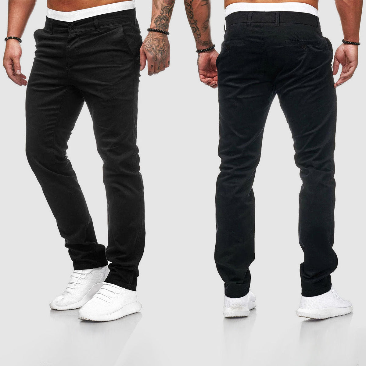 Pantalon chino coupe slim pour homme