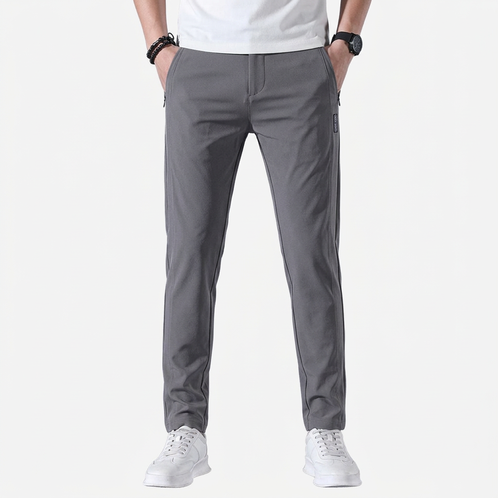 Pantalon de golf stretch pour homme, coupe slim pour le sport et le style