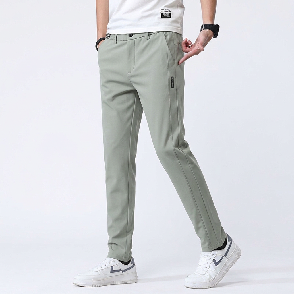 Pantalon de golf stretch pour homme, coupe slim pour le sport et le style