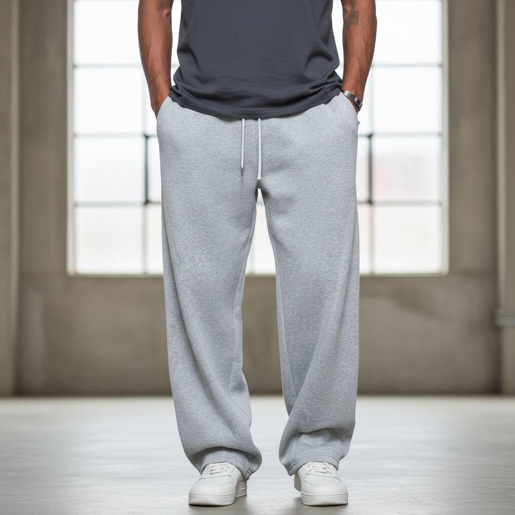 Pantalon de jogging ample coupe longue