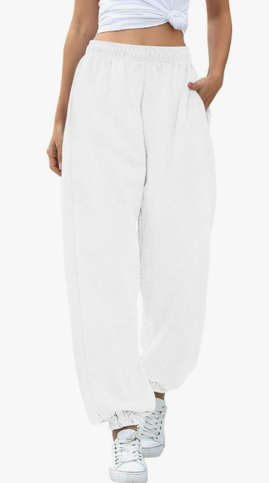 Pantalon de jogging baggy taille haute pour femme, coupe ample pour une liberté de mouvement et un style décontracté