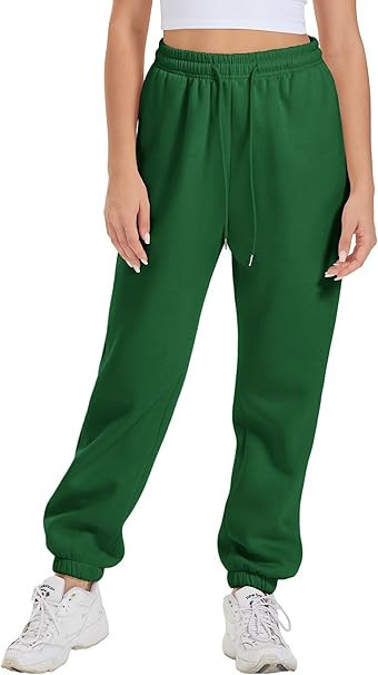 Pantalon de jogging baggy taille haute pour femme, coupe ample pour une liberté de mouvement et un style décontracté