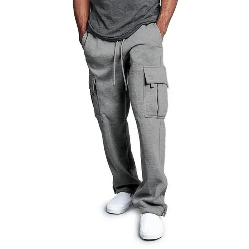 Pantalon de jogging cargo en molleton pour homme – confort ultime