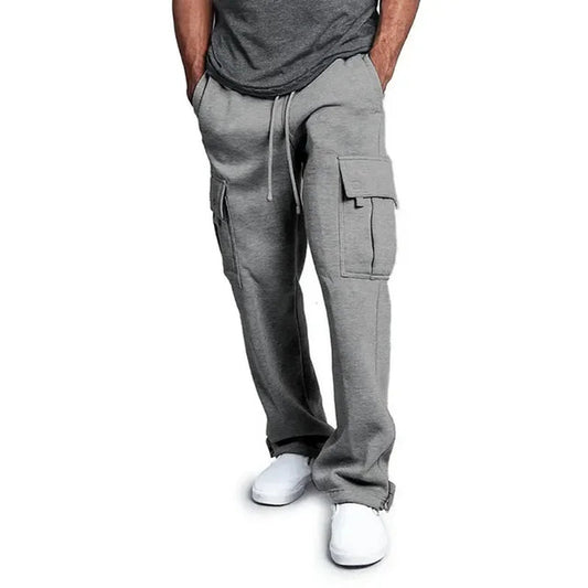 Pantalon de jogging cargo en molleton pour homme – confort ultime