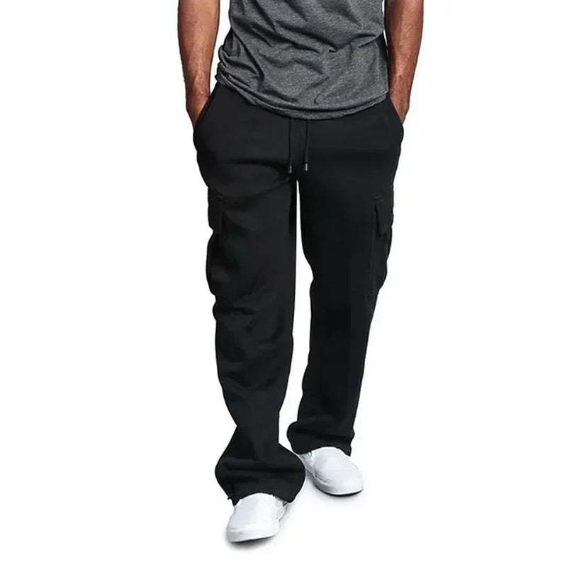Pantalon de jogging cargo en molleton pour homme – confort ultime
