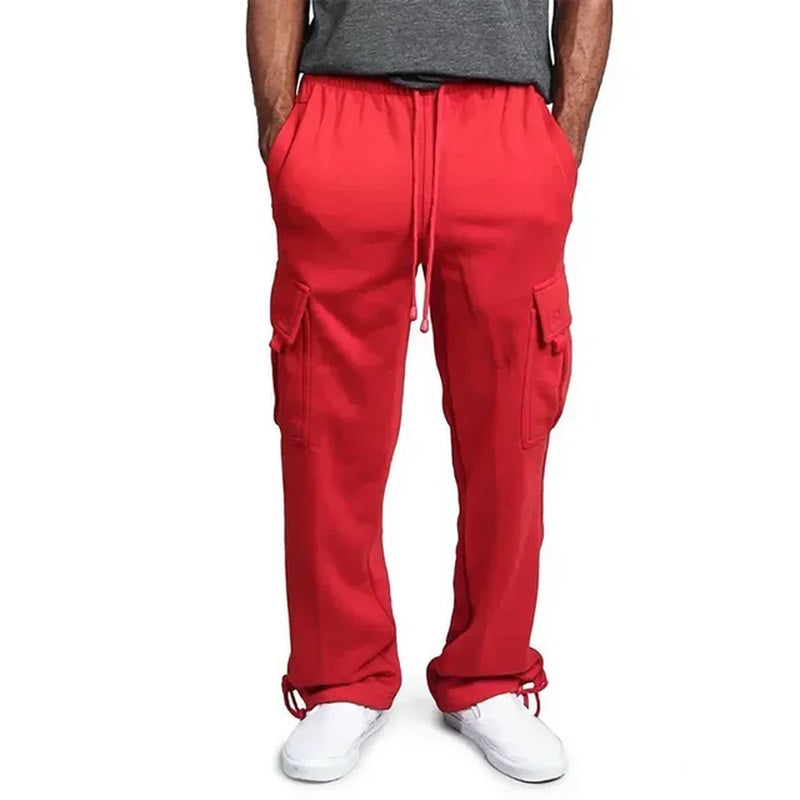 Pantalon de jogging cargo en molleton pour homme – confort ultime
