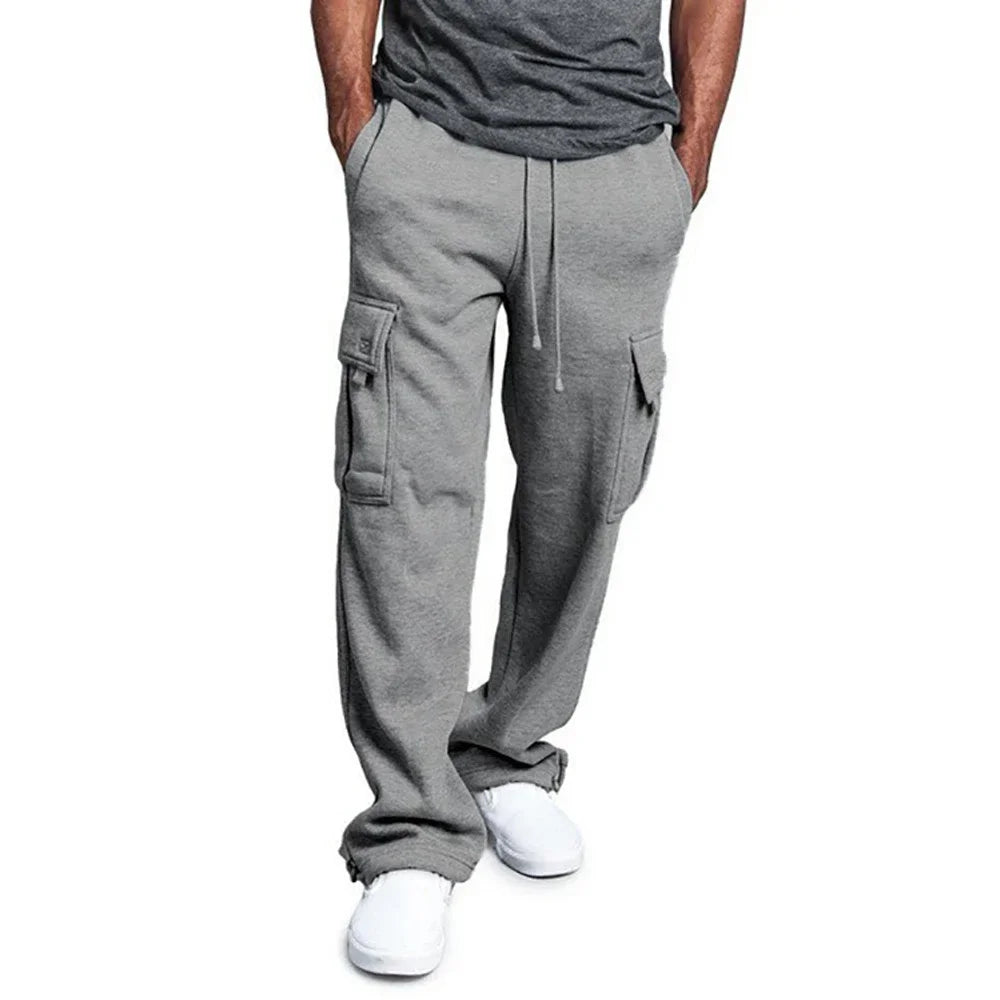 Pantalon de jogging cargo en molleton pour homme – confort ultime