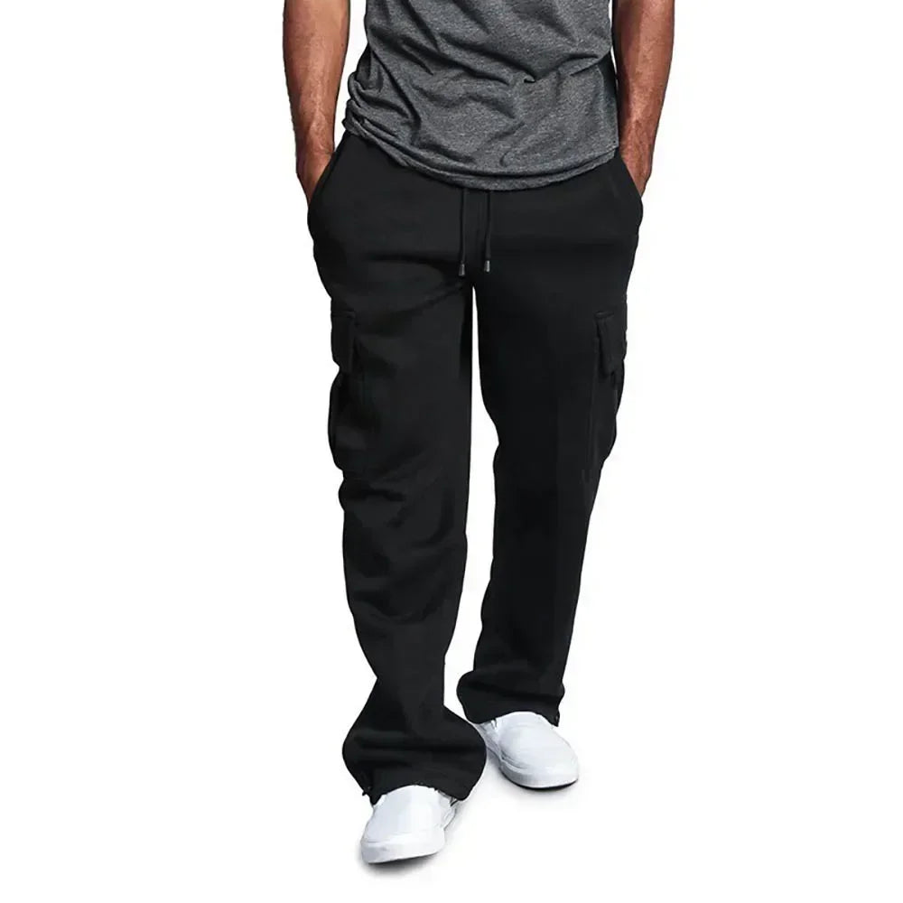 Pantalon de jogging cargo en molleton pour homme – confort ultime
