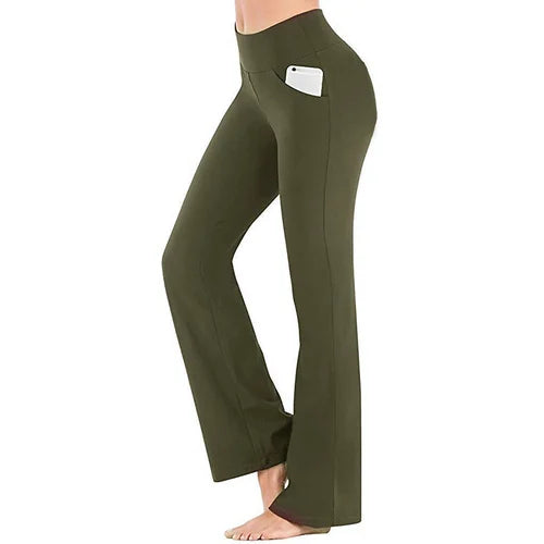 Pantalon de yoga taille haute pour femme