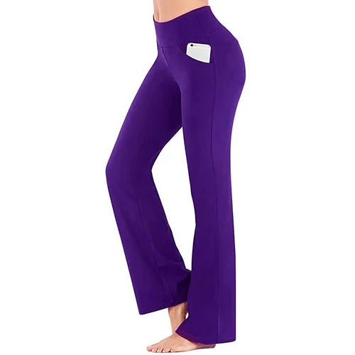 Pantalon de yoga taille haute pour femme