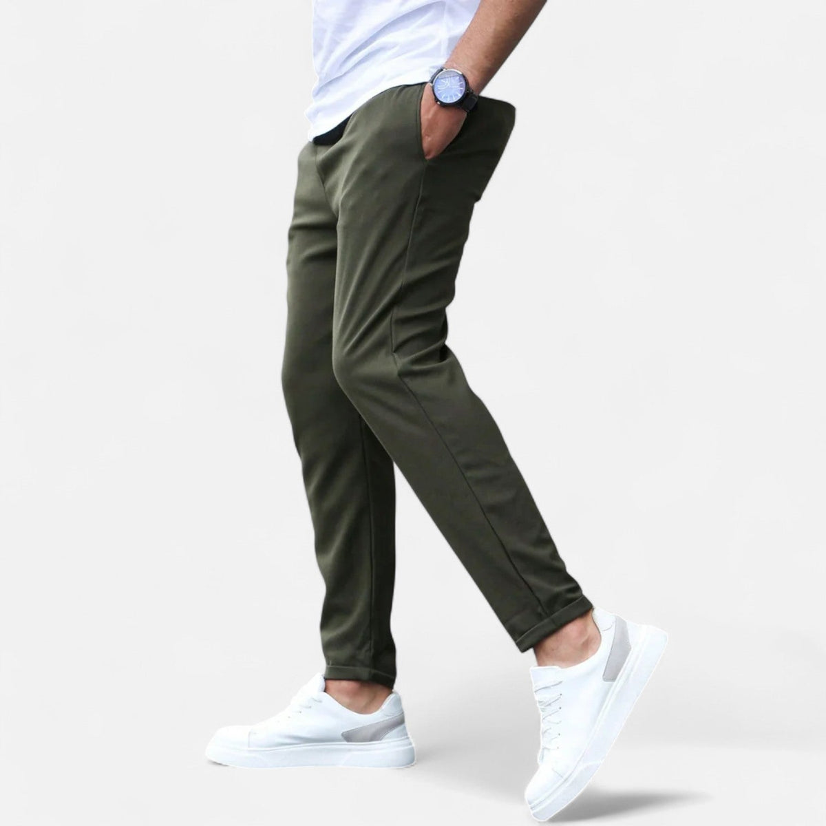 Pantalon extensible pour homme – Confort dynamique, style sophistiqué