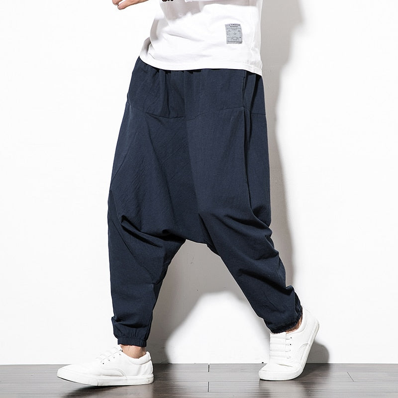 Pantalon sarouel décontracté streetwear