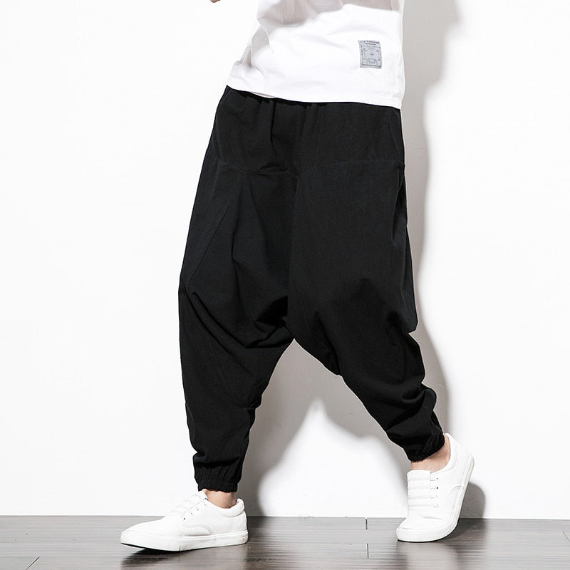 Pantalon sarouel décontracté streetwear