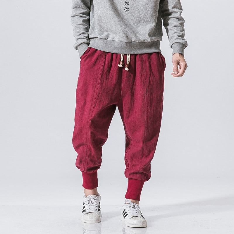 Pantalon sarouel décontracté streetwear