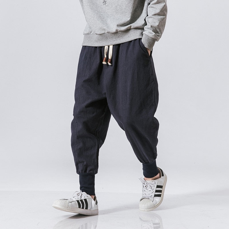 Pantalon sarouel décontracté streetwear
