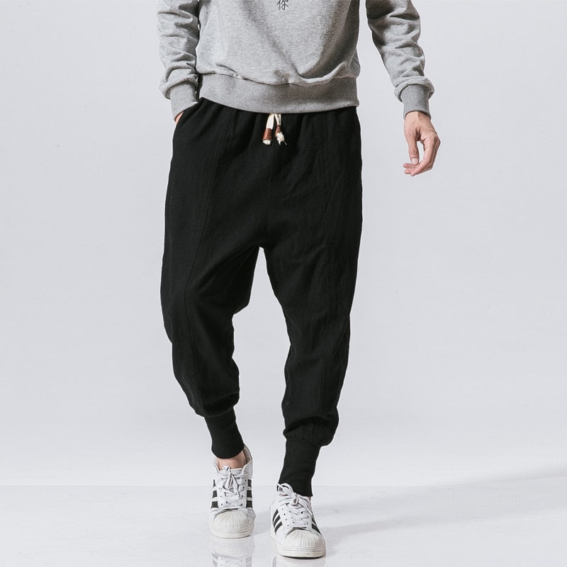 Pantalon sarouel décontracté streetwear