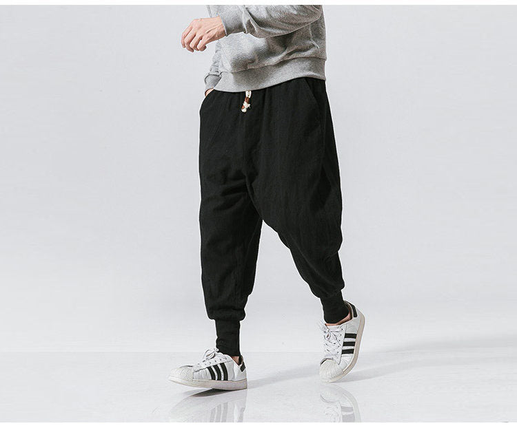 Pantalon sarouel décontracté streetwear