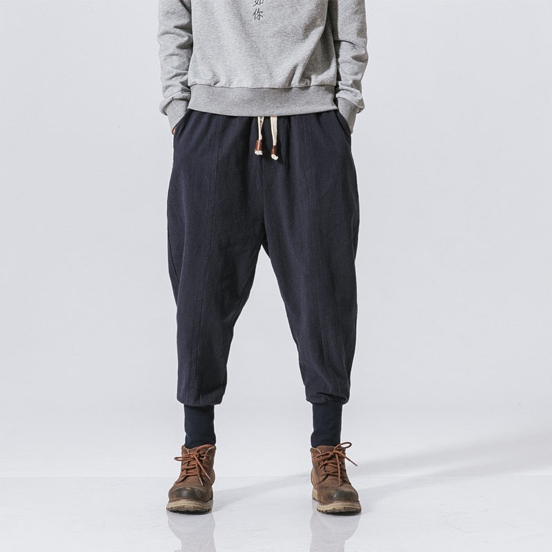 Pantalon sarouel décontracté streetwear