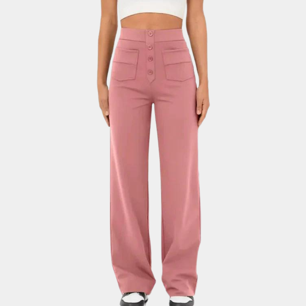 Pantalon taille haute – confort et style pour l'été