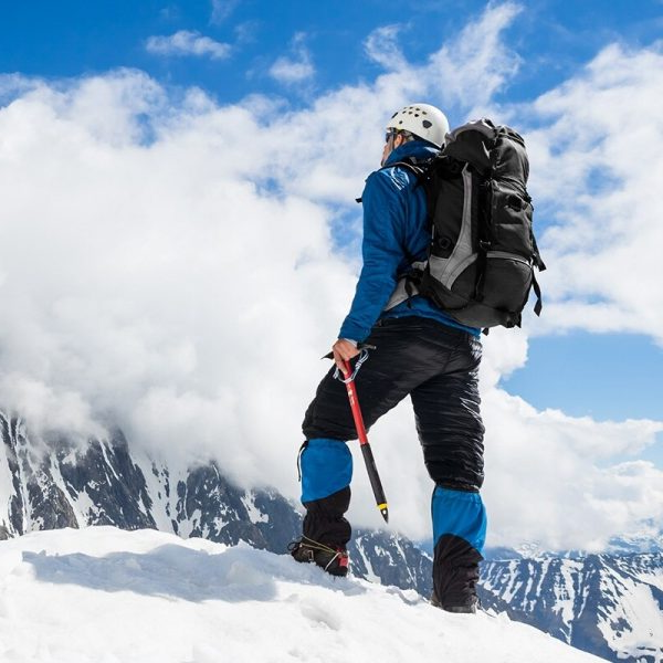 Pantalon thermique en duvet d'oie avec fermeture éclair pour outdoor, camping, randonnée et ski