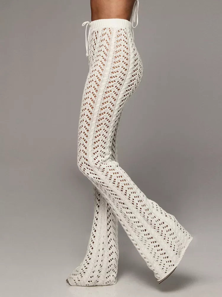 Pantalon tricoté d'été