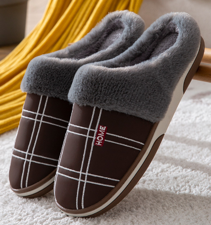 Pantoufles homme doublées de molleton