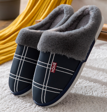 Pantoufles homme doublées de molleton