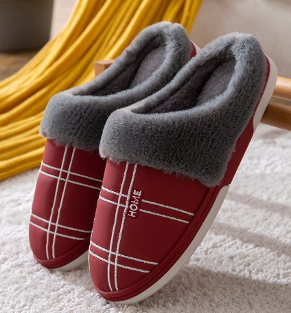 Pantoufles homme doublées de molleton