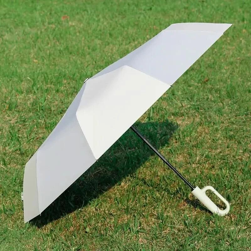 Parapluie automatique résistant au vent et protection UV, compact pour voyager