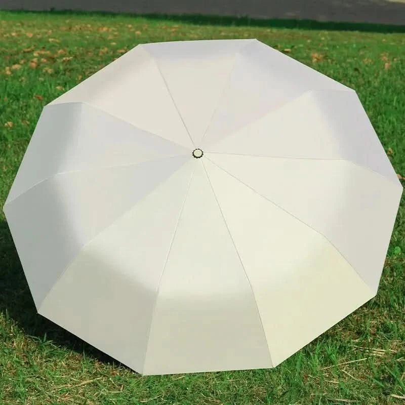 Parapluie automatique résistant au vent et protection UV, compact pour voyager