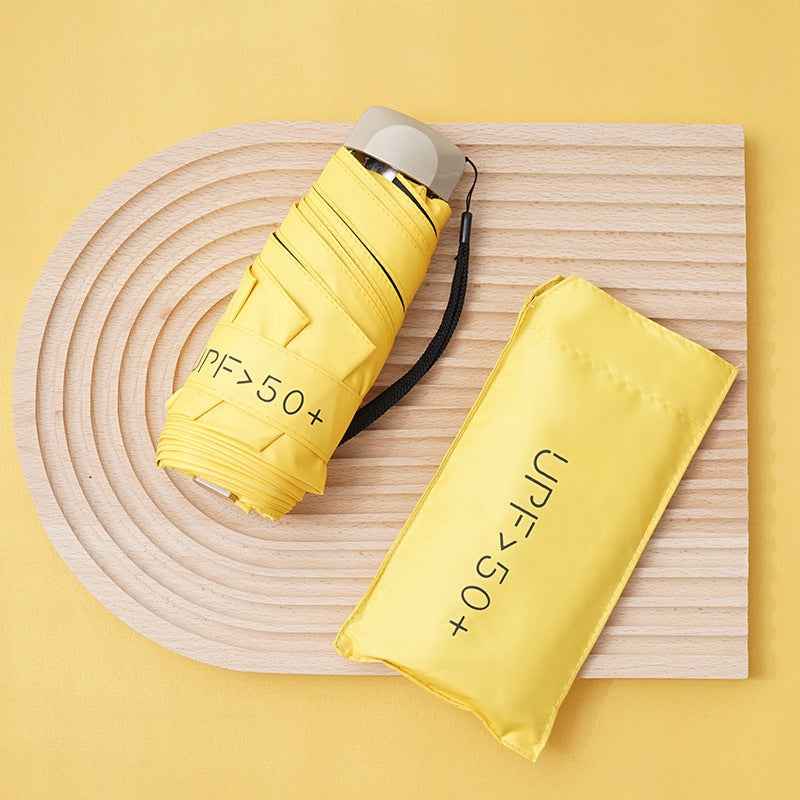 Parapluie pour femme avec protection UV et mécanisme de pliage intelligent