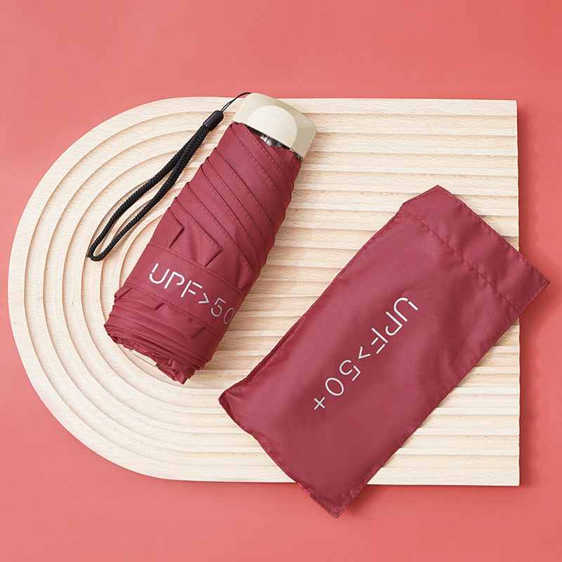 Parapluie pour femme avec protection UV et mécanisme de pliage intelligent