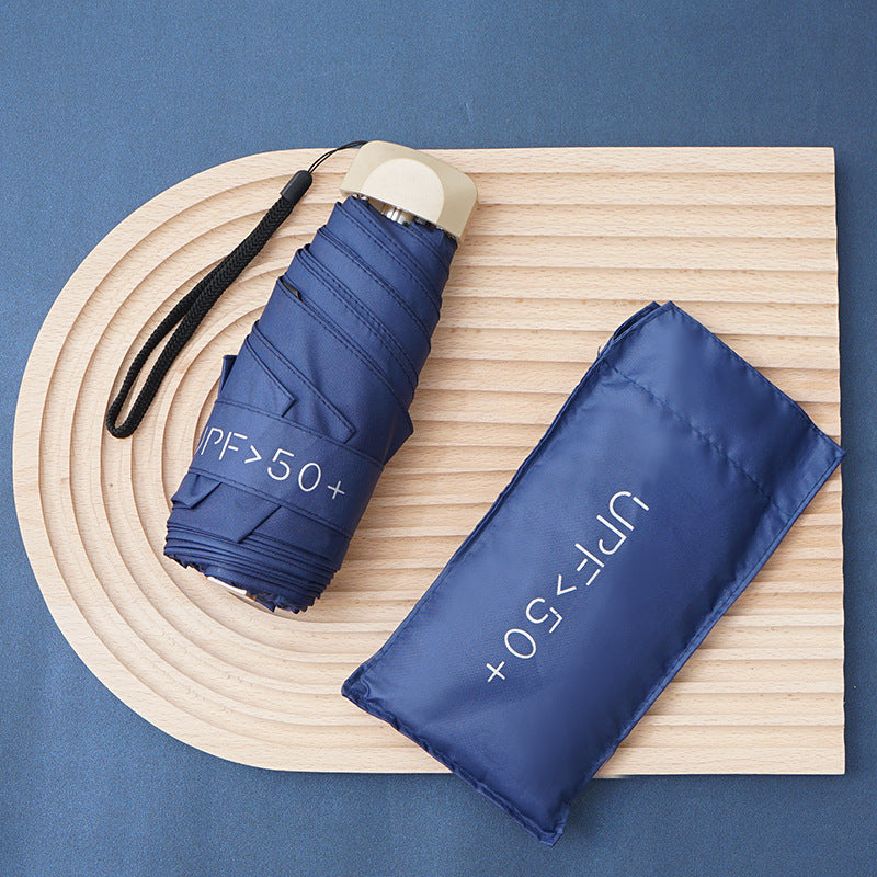 Parapluie pour femme avec protection UV et mécanisme de pliage intelligent