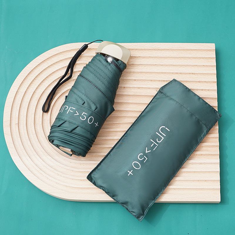 Parapluie pour femme avec protection UV et mécanisme de pliage intelligent