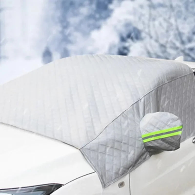 Pare-brise magnétique d'hiver et protections de rétroviseurs