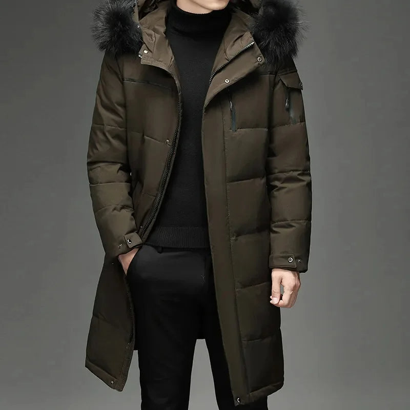Parka d'hiver à capuche