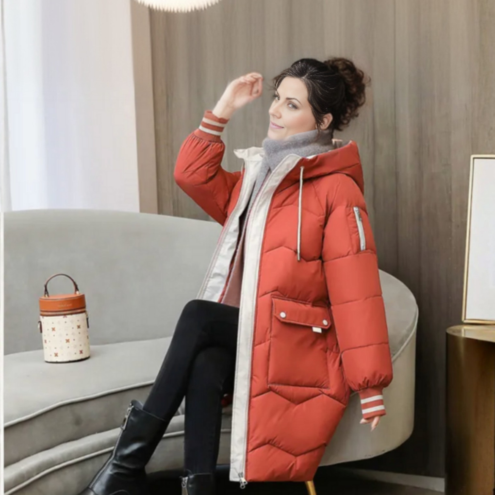 Parka hivernale chaude pour femme