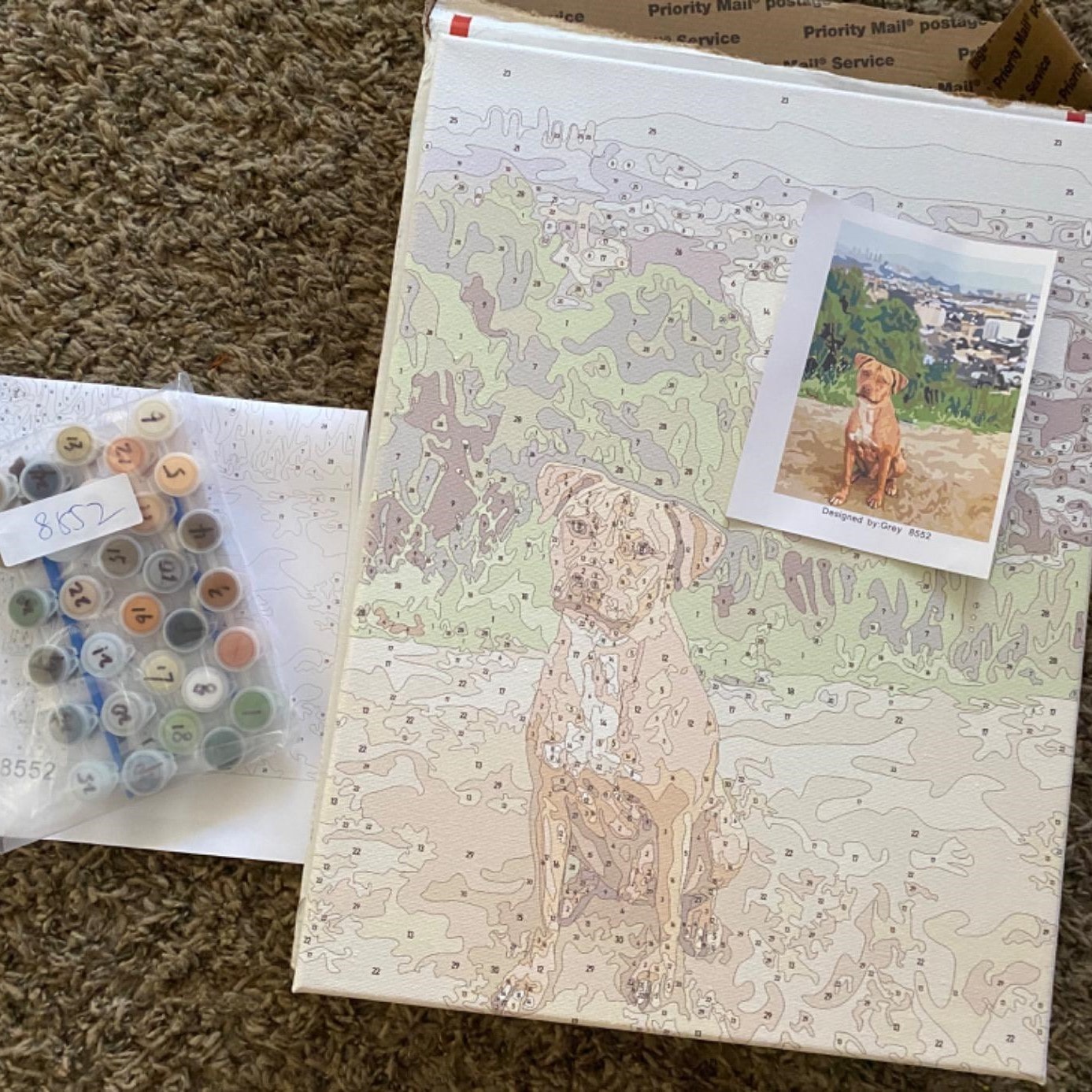 Peinture par numéros personnalisée pour conserver vos souvenirs précieux