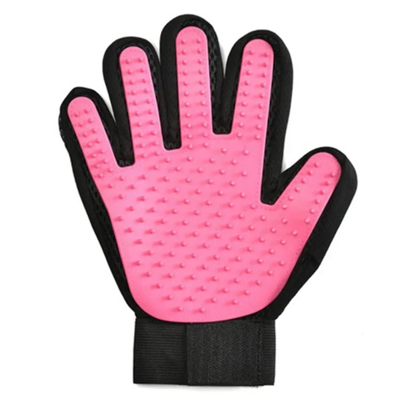 PET GROOMING GLOVE - SOFT AND EFFICIENT HAIR REMOVER FOR DOGS AND CATS