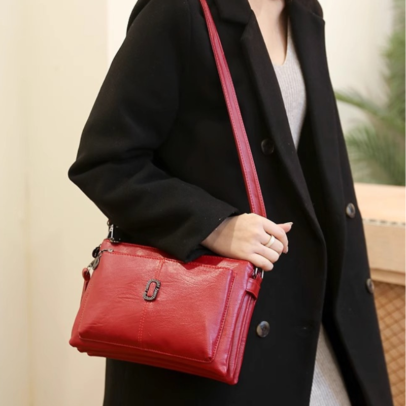 Petit sac bandoulière en cuir pour femme | Finition cuir de haute qualité