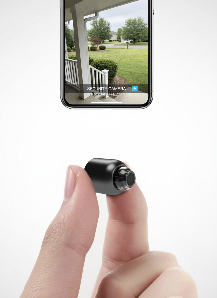 Petite caméra de surveillance Wi-Fi avec vision nocturne